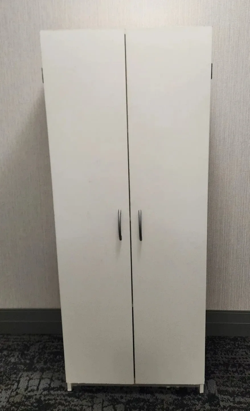 White Cabinet with Shelves ( Moving out sale)