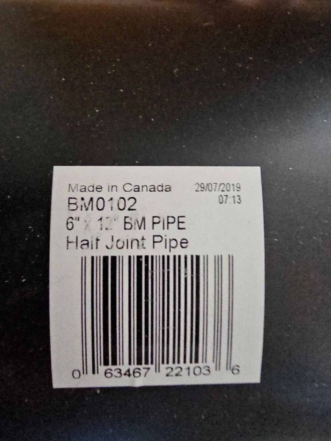 6" BM Pipe - 36" & 12" Lengths image indicator(2)