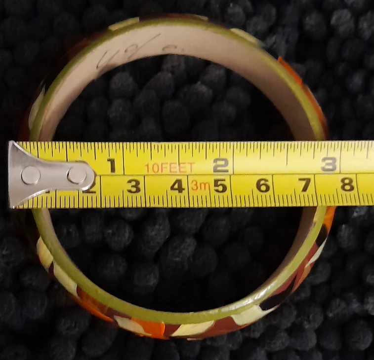Hand-Painted Wooden Bangles - photo 5
