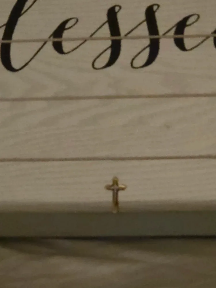 "Blessed" Wall Decor with Cross image indicator(2)