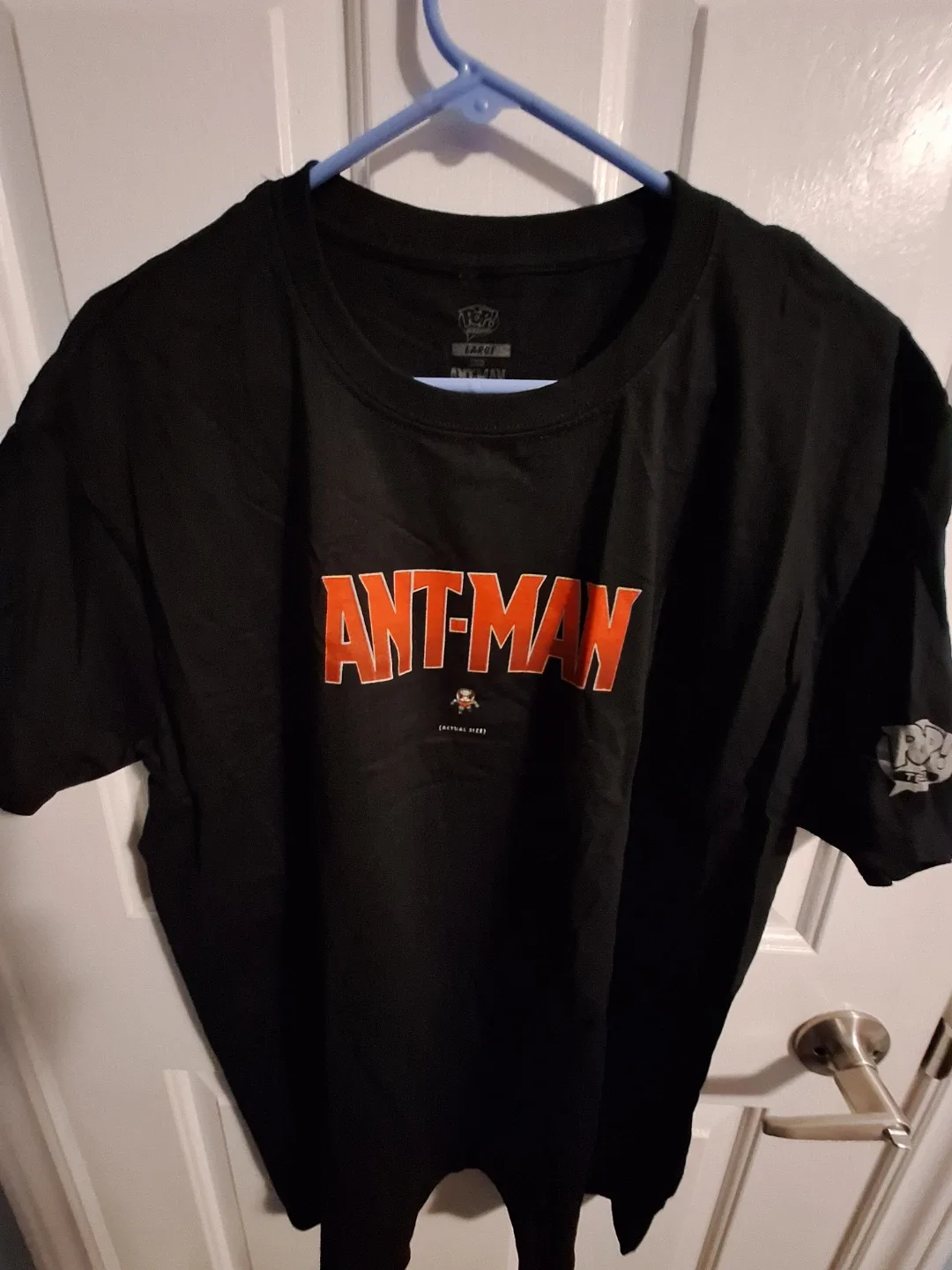 Funko Pop! Tees Ant-Man Black T-Shirt - Large