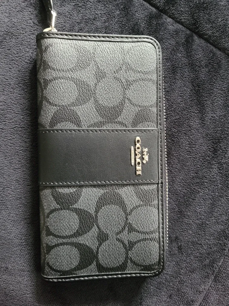 Coach Long Zip Around Wallet