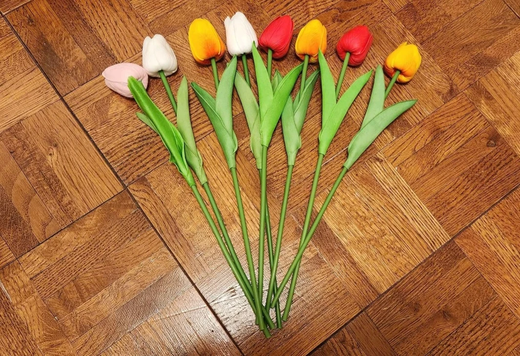 Tulip Artificial Flowers - Home Decor - set of 8