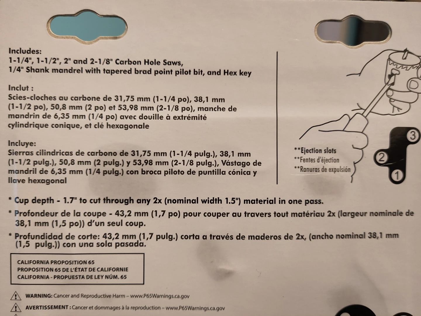 Carbon Hole Saw Set - photo 2