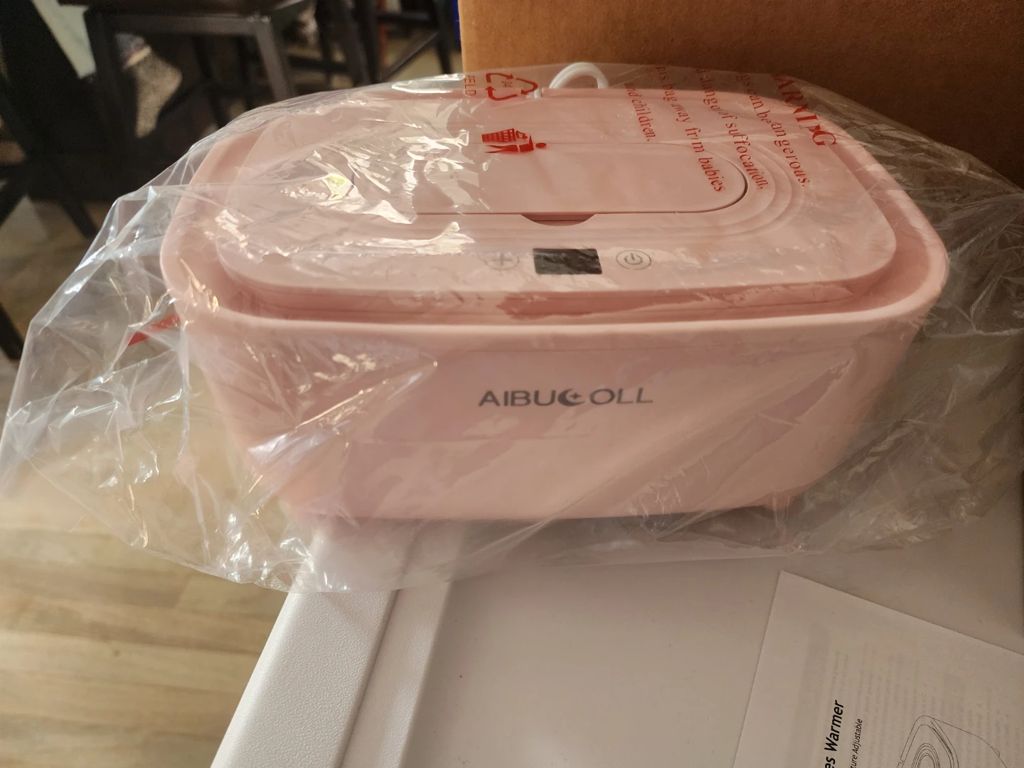 New AIBOULL Baby Wipes Warmer - Pink - photo 2
