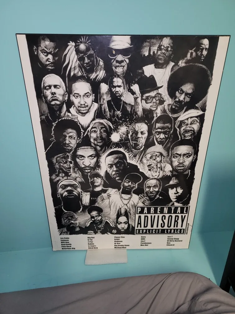 Hip Hop Legends wooden art OG image indicator(3)