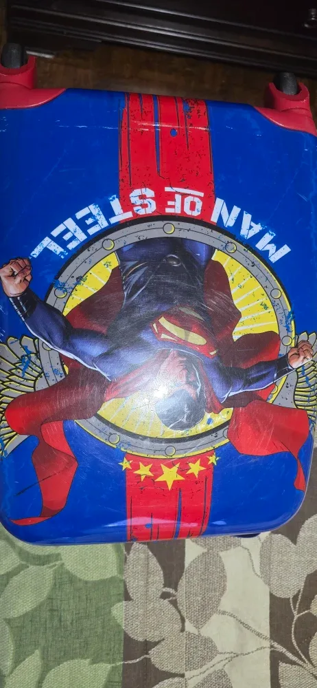 Superman 'Man of Steel' Rolling Suitcase