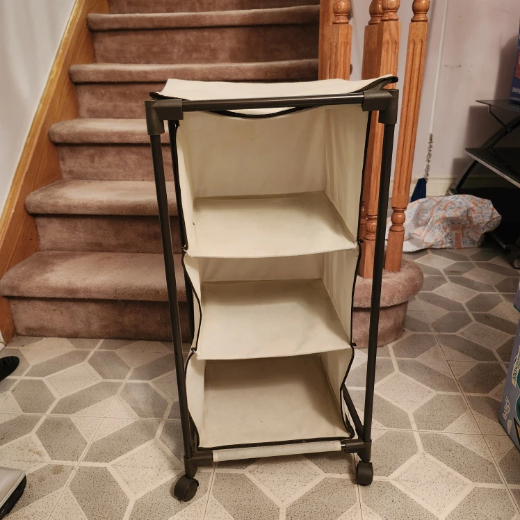 Rolling 3-Tier Storage Cart