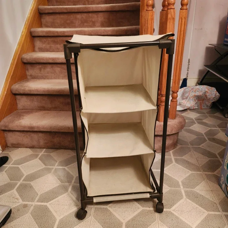 Rolling 3-Tier Storage Cart