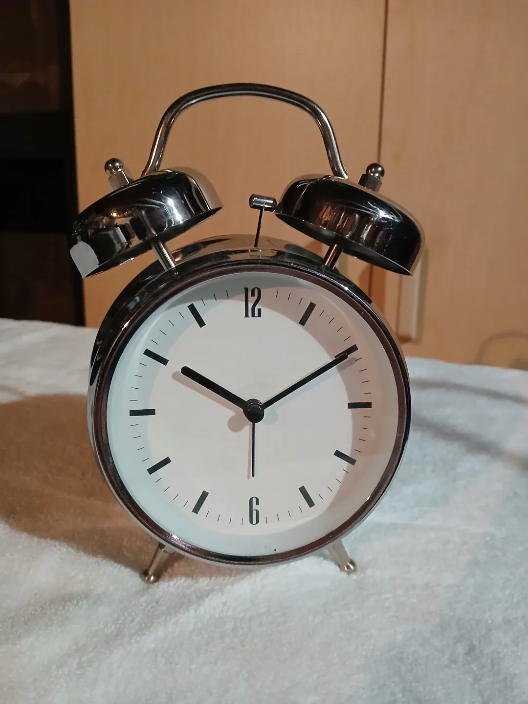 Silver Twin Bell Alarm Clock thumbnail
