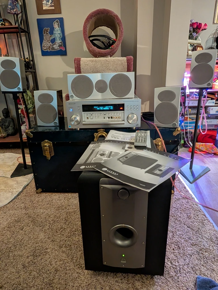 Pioneer VSX-1015TX Audio/Video Multi-Channel & Speaker's