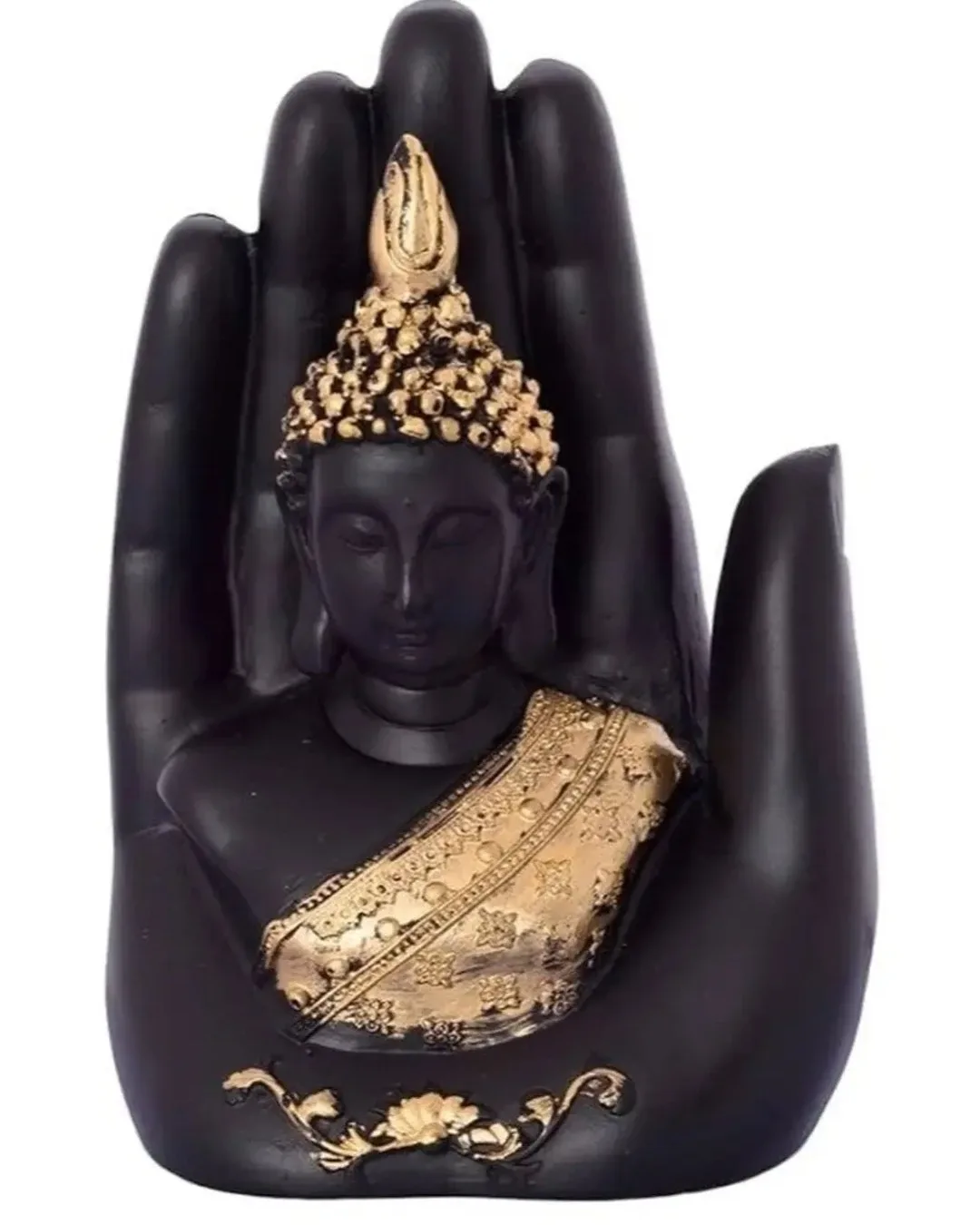 Buddha Hand Statue - Black and Gold image indicator(2)