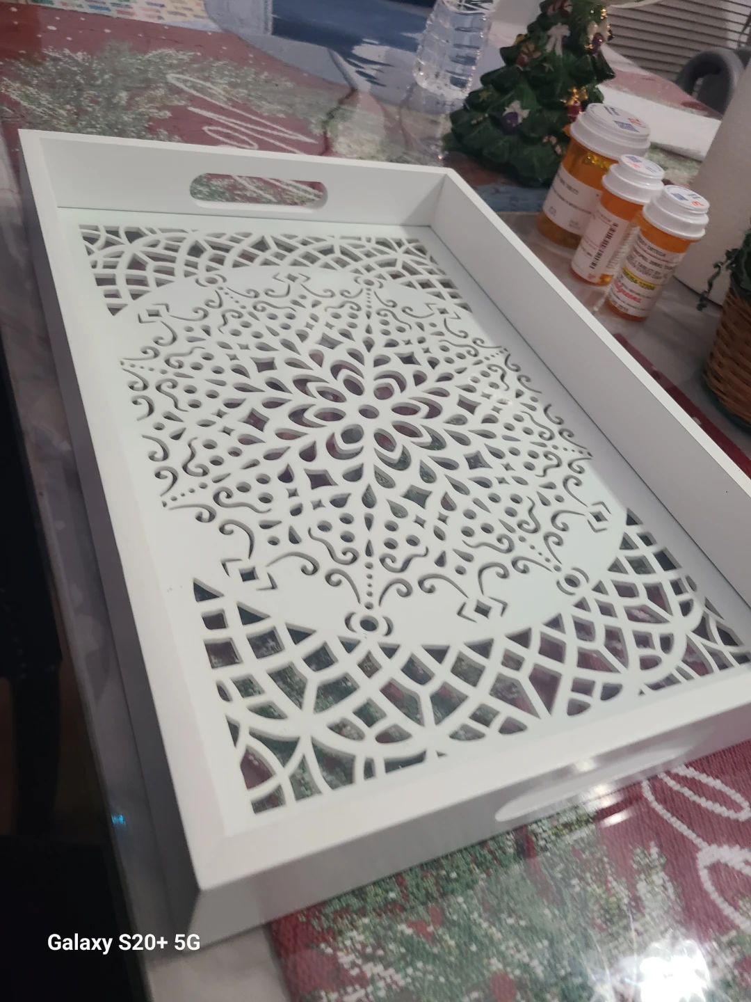 White Decorative Tray