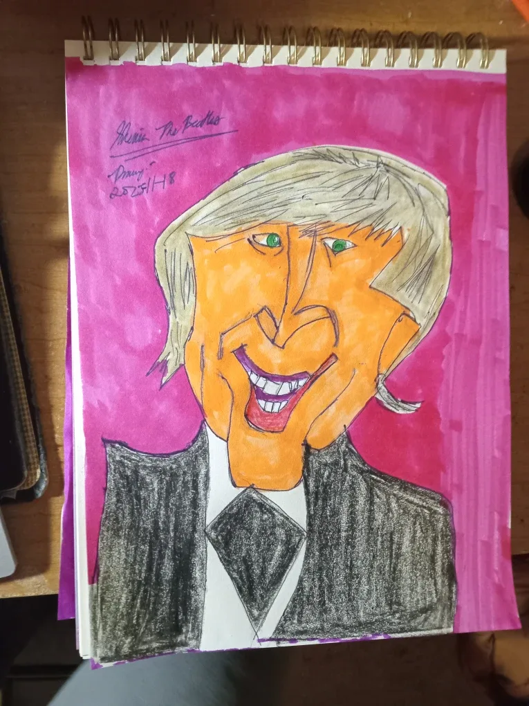 The Beatles Drawings Illustrations Art by Custom Artist Sherwin image indicator(5)