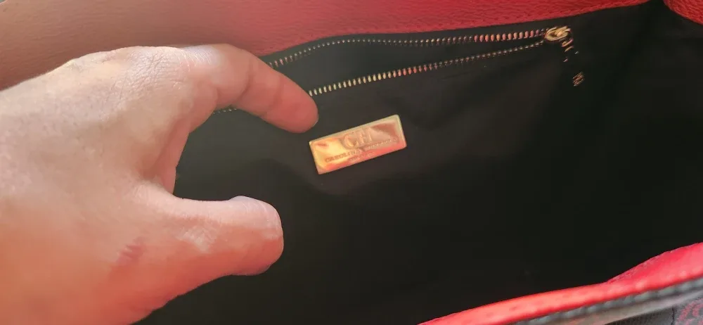 Carolina Herrera Tote Bag - Red & Black image indicator(4)