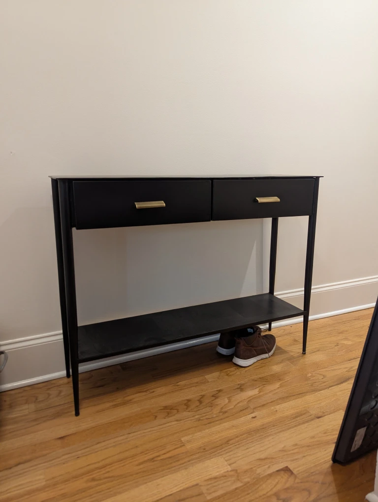 West Elm 42" Console Table - Black