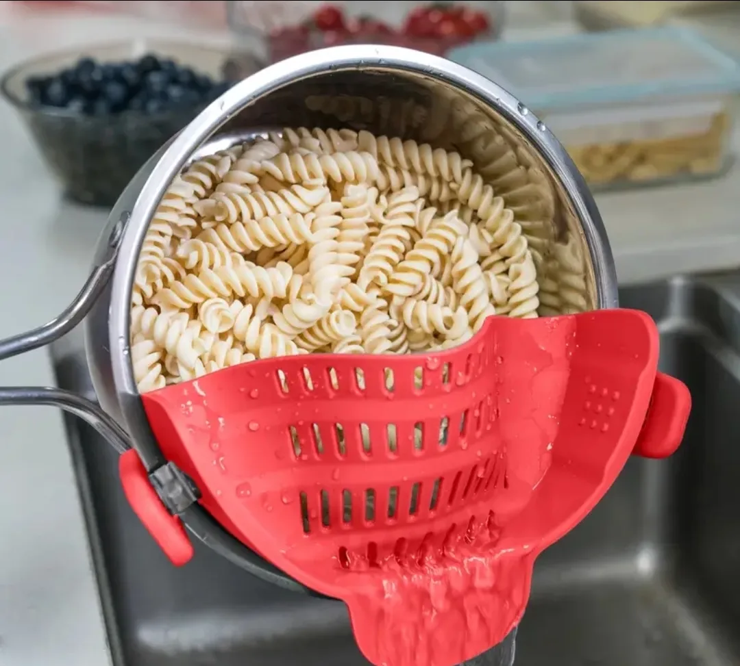 ✨ Clip-On Pot Strainer  Hands-Free Draining for Every Kitchen! ✨ image indicator(5)