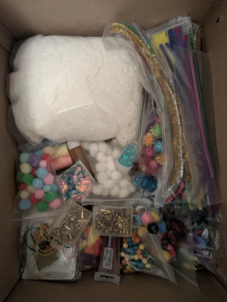 Craft Supplies Box - Arts & Crafts