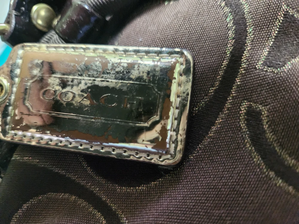 Coach Brown Signature Satchel - photo 3