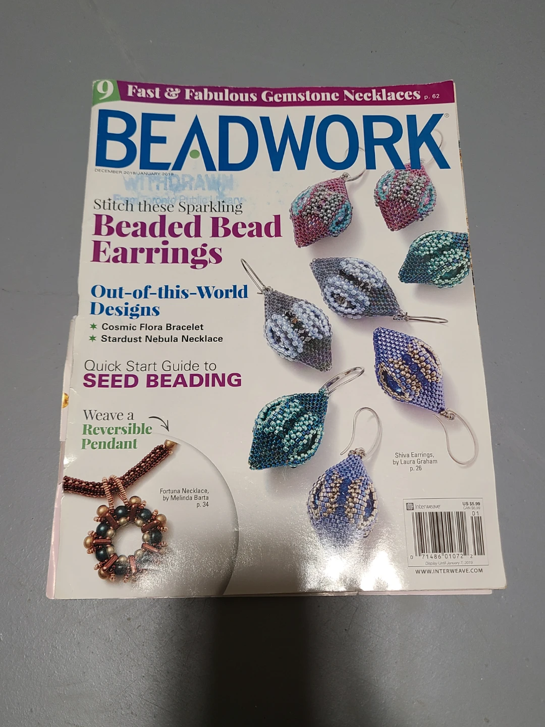Beadwork Magazine, December 2018/January 2019