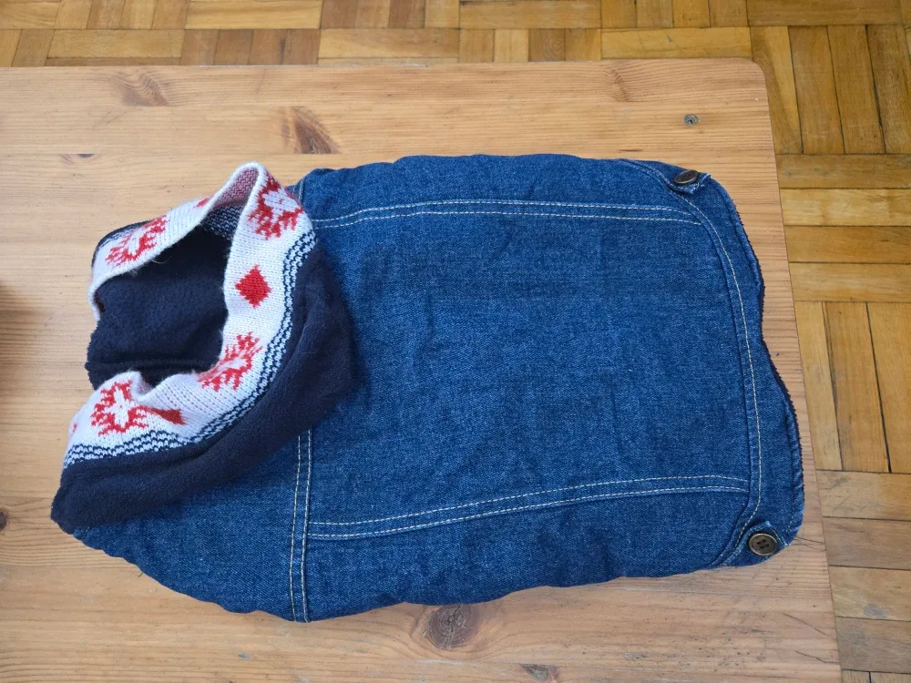 Dog denim coat