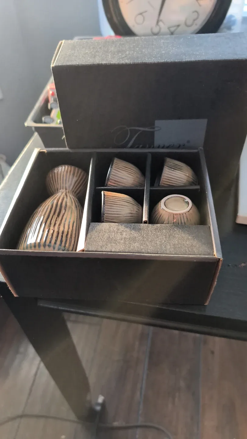 Tuscan Imports Ceramic Sake Set - New in Box!