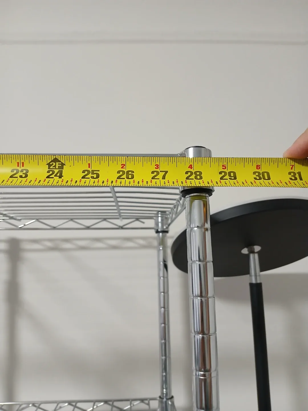 Amazon Basics Hanging Storage Organizer, Chrome image indicator(6)