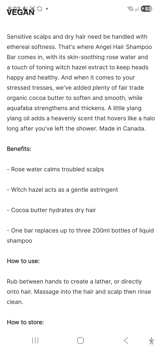 Lush Angel Hair Shampoo Bar (55g) - photo 2
