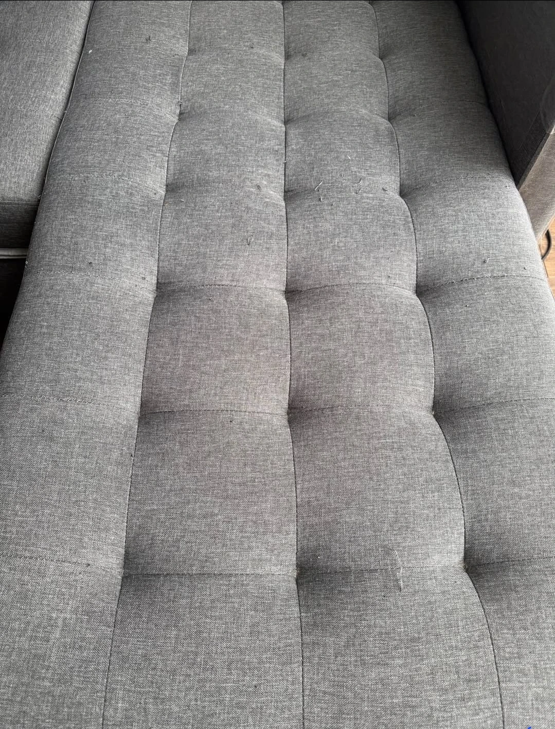 Grey Sectional Sofa - Some Wear - photo 3