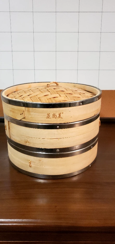 Bamboo Steamer with Lid - photo 4