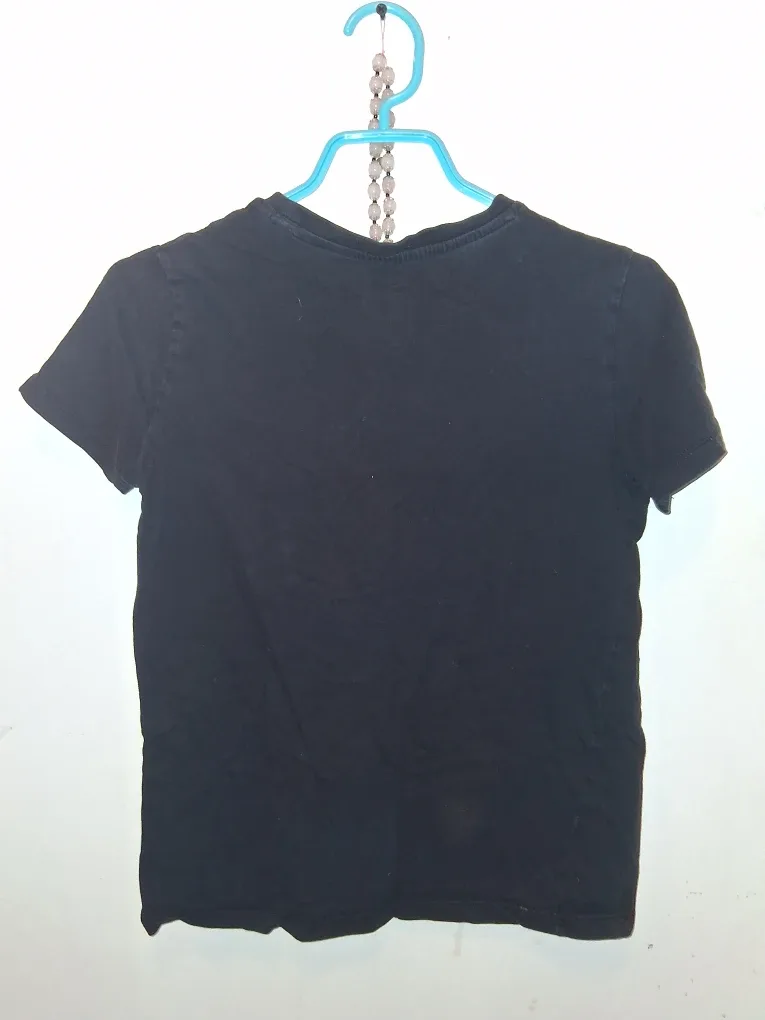 USPA Black Cotton T-Shirt Size EL (13-14Y) image indicator(3)