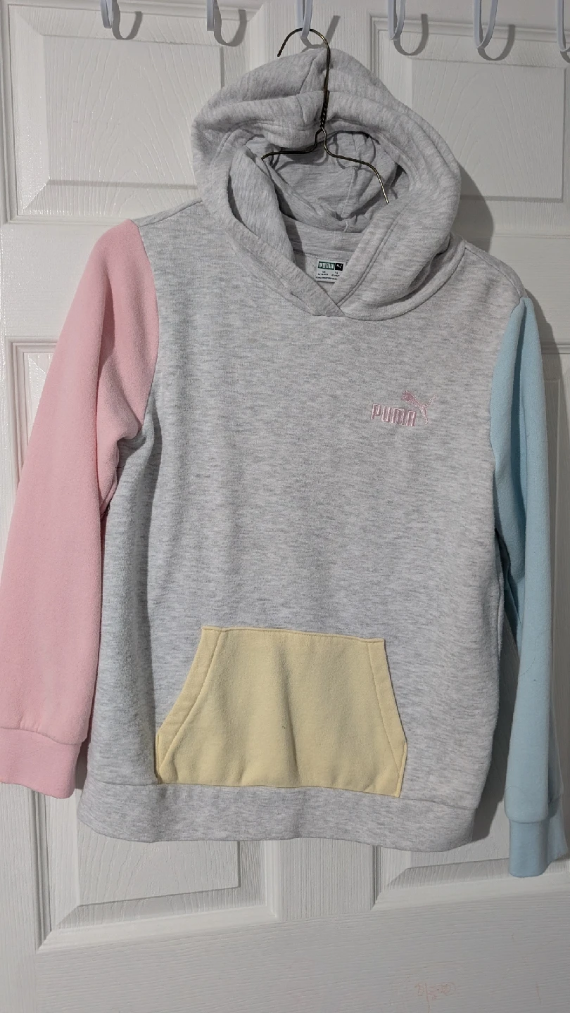 Puma Colourblock Hoodie - Size 11-12