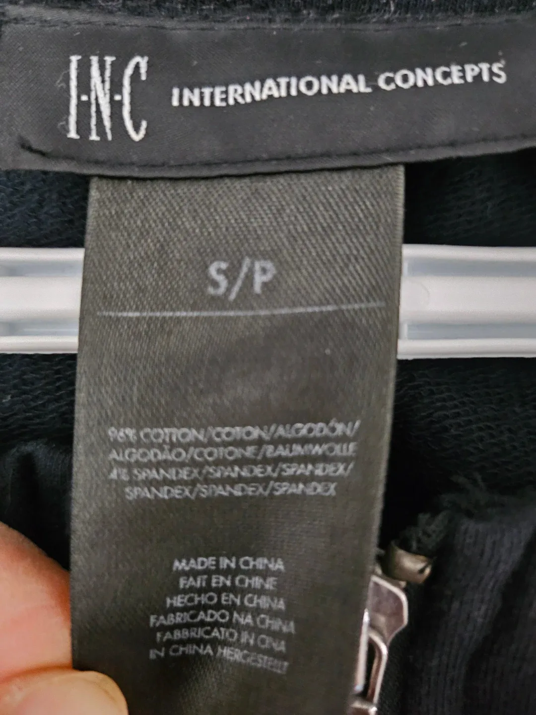 💫🫶🖤INC black zip up jacket image indicator(2)