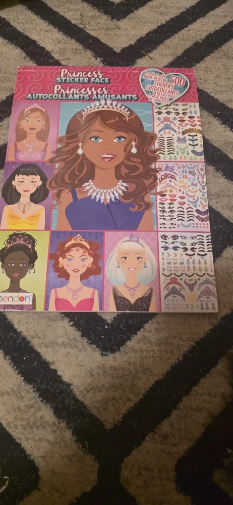Princess Sticker Face - Over 500 Stickers!