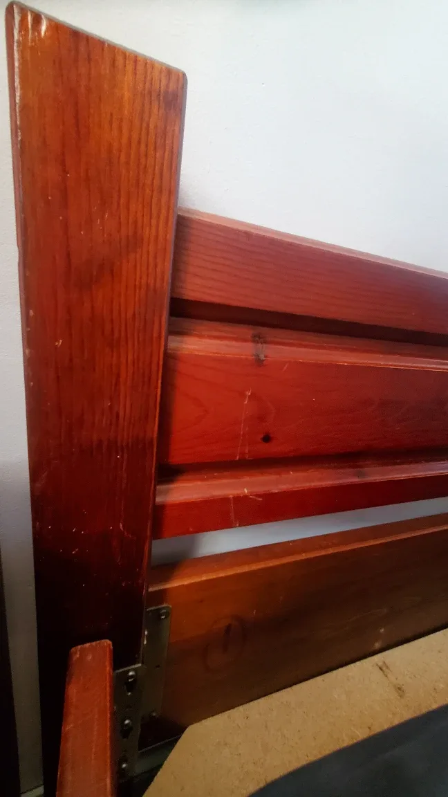 Queen Pine Wood Bed Frame image indicator(2)