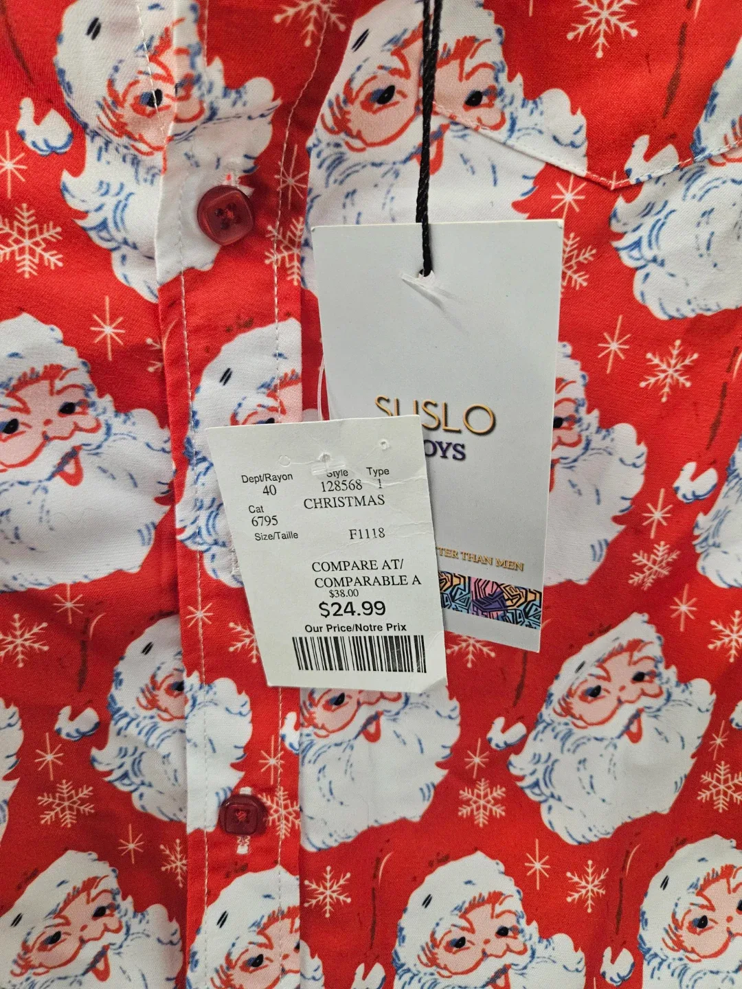 Boys Christmas Shirt - Size 4 image indicator(3)
