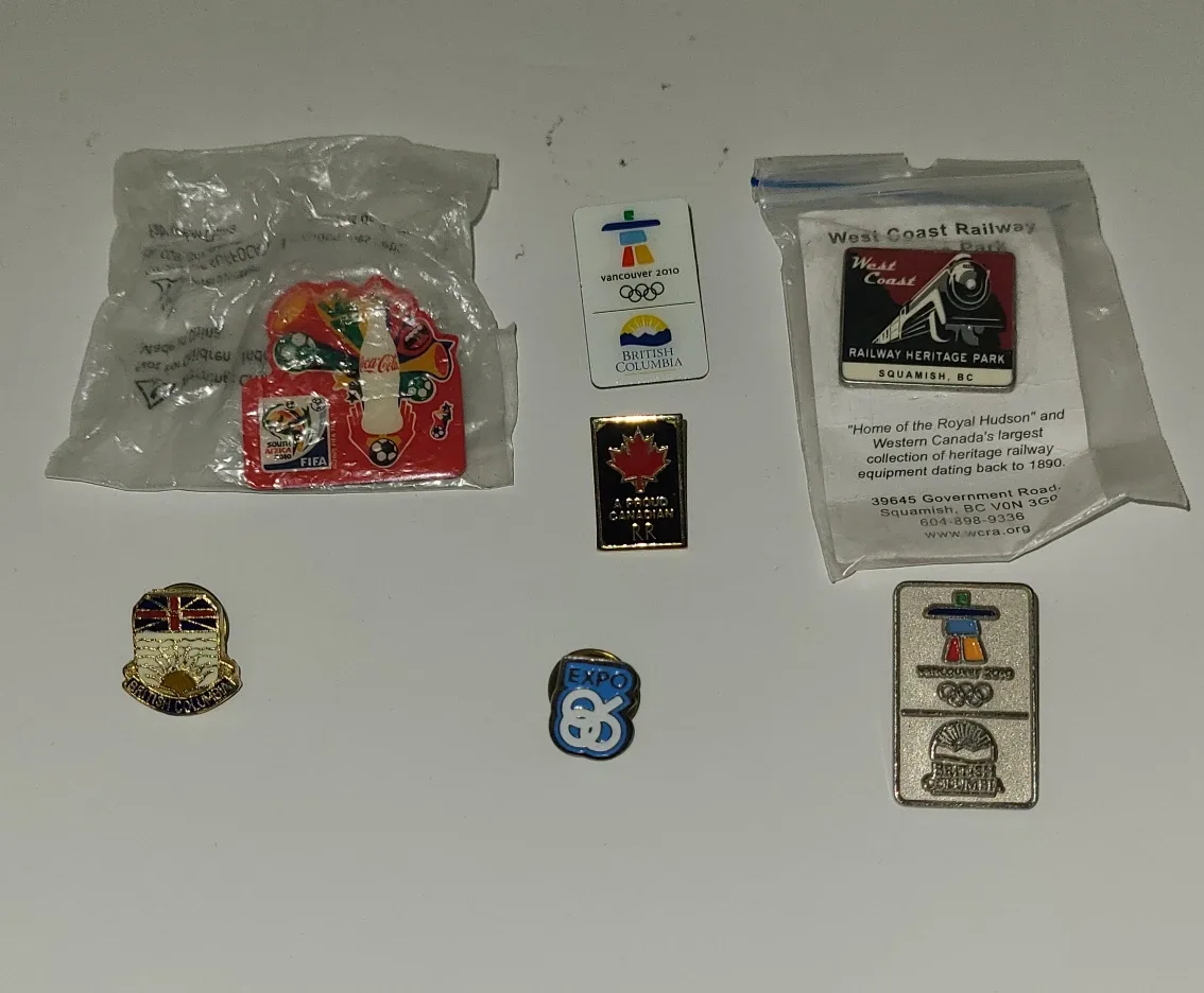 Vintage Souvenir Pins Collection