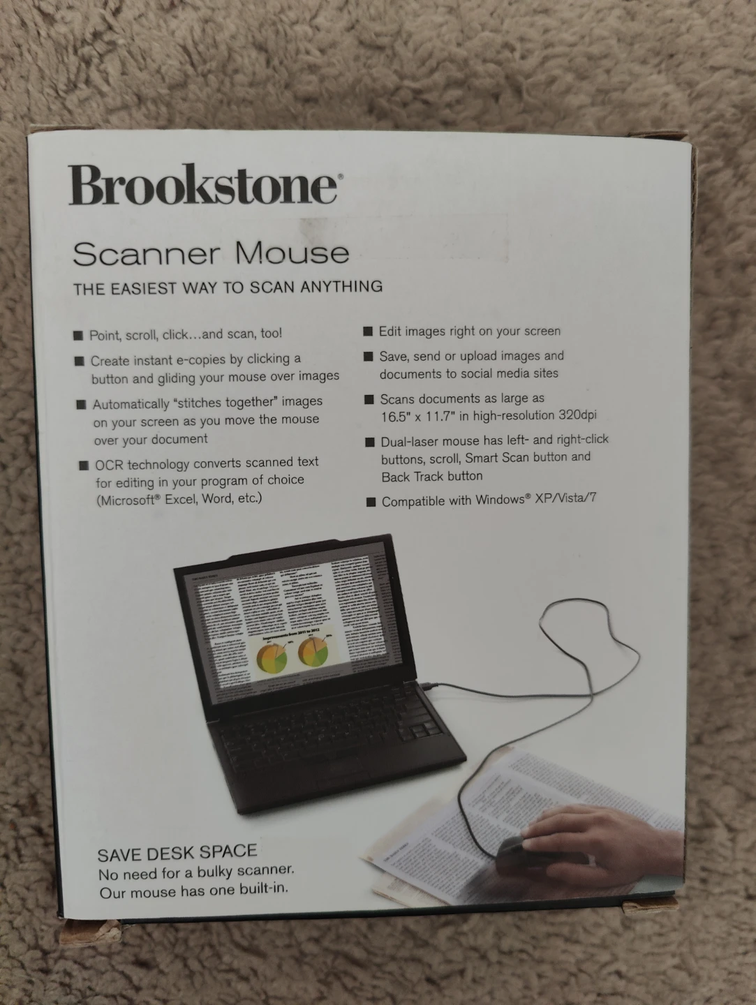 Brookstone Scanner Mouse - photo 2
