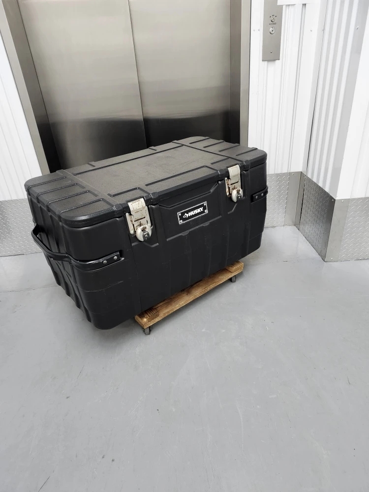 Large Storage bin / Husky Job Box with Master locks