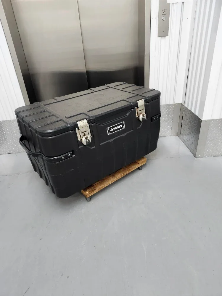Large Storage bin / Husky Job Box with Master locks