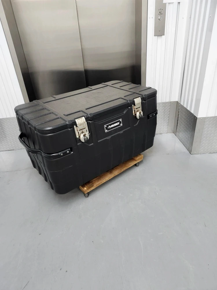 Large Storage bin / Husky Job Box with Master locks