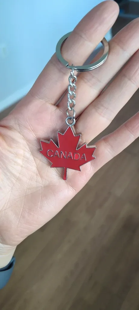 Canada Maple Leaf Keychain