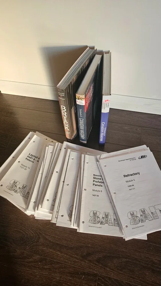 Masonry & Bricklaying Books & Modules