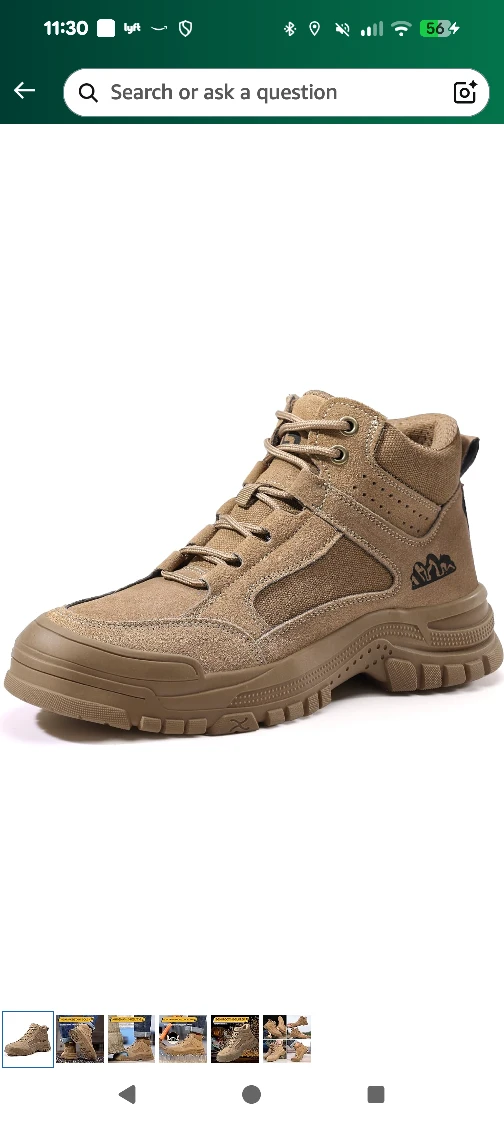 Guyisa Work Boots - Anti-Smash Steel Toe