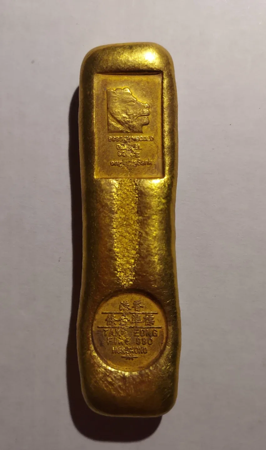 999.9 Fine Gold Bar Plated ** TAI FOOK HONG KONG image indicator(3)