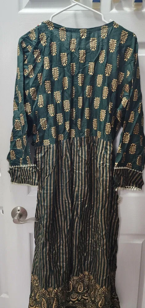 New long shirt The House of Syed Green Dress - Size XL image indicator(4)
