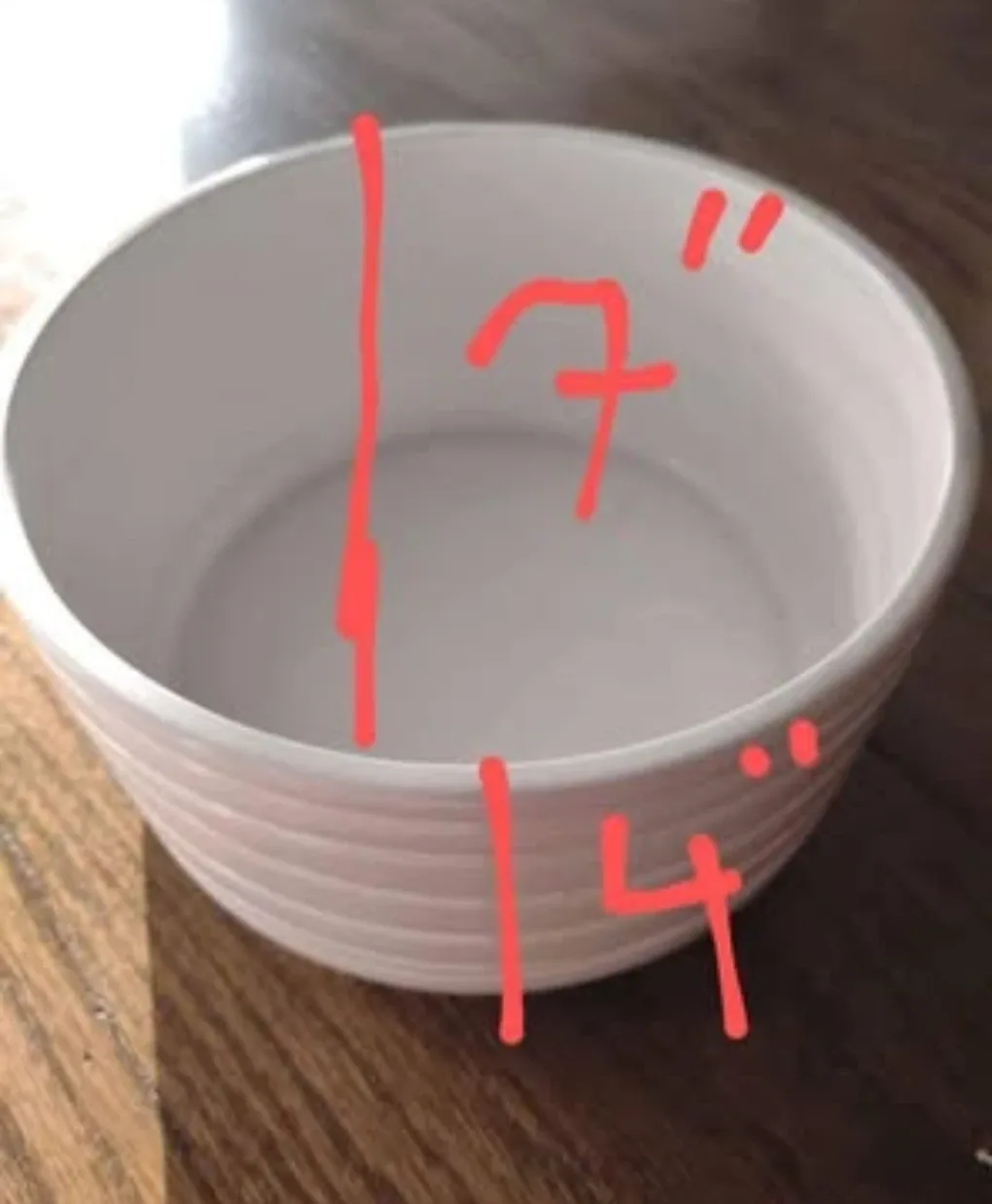 White Ceramic Planter Pot with Wood Stand 🥕 image indicator(5)