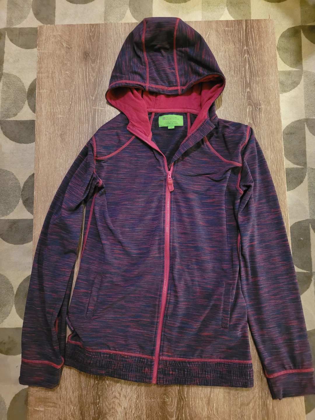 Mountain Warehouse Red/Black Hoodie - Size 13