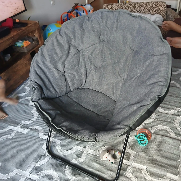 Grey Papasan Chair - photo 2
