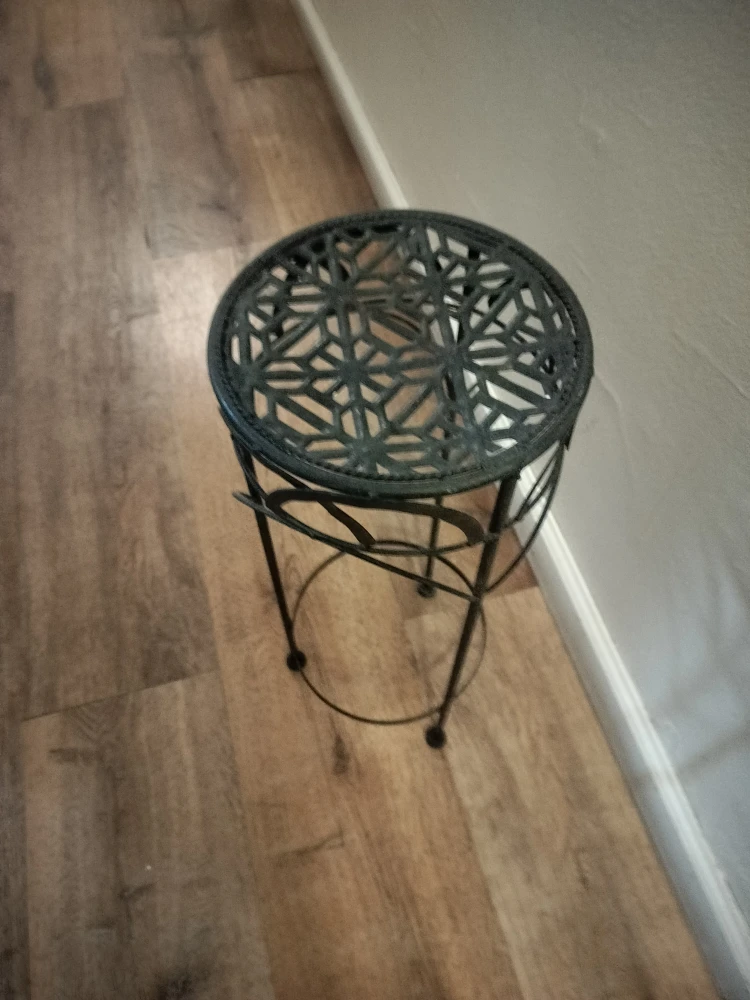 Metal Plant Stand - Black - photo 3